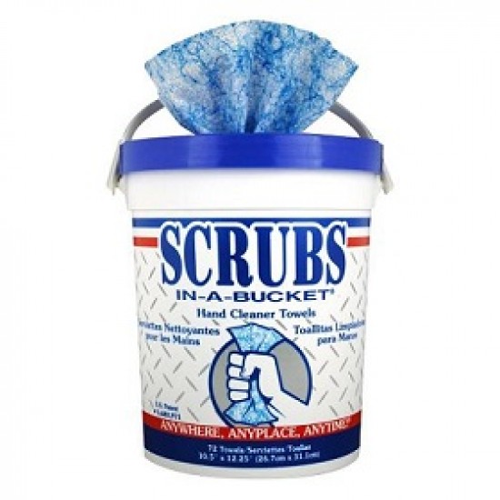 SCRUBS TOALHAS DE LIMPEZA (Balde com 72 toalhas)